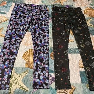 New with tags girls size XL 16/18 lot of two pairs of  Sugar & Jade leggings